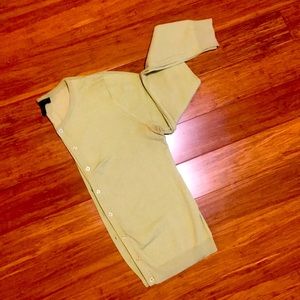 Adorable Green Silk Cardigan